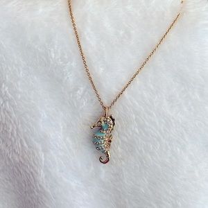 KATE SPADE • Paradise Found Seahorse Necklace • Never Worn